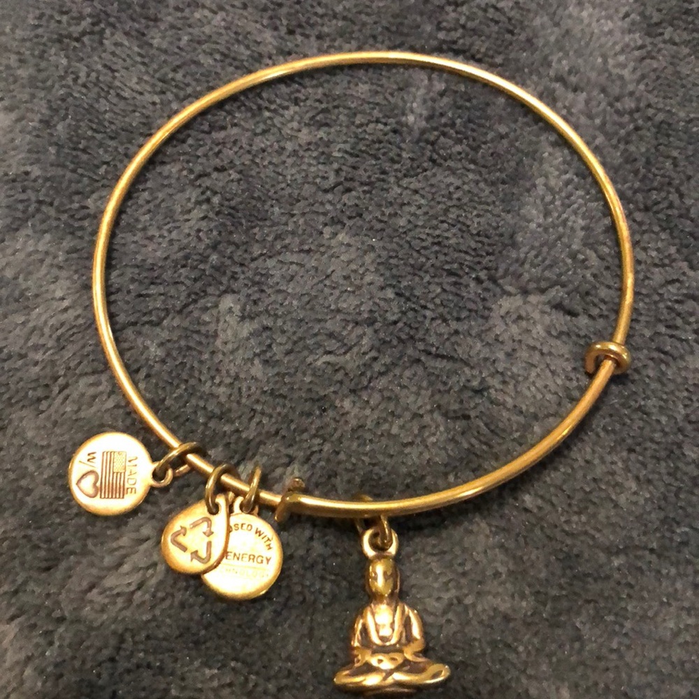 Alex and Ani brass gold bracelet